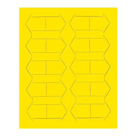 Magna Visual 3/4" Yellow Magnetic Arrows 20/Pk FI-422